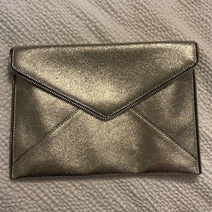 Rebecca Minkoff Metallic Leather Wallet Clutch